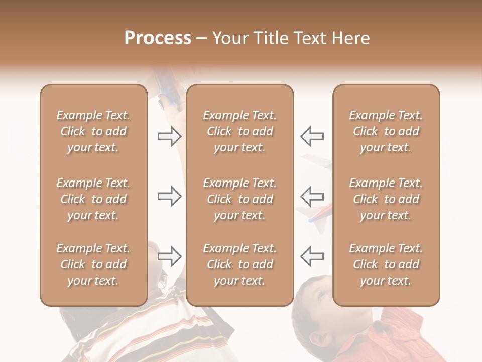 Flying Lifestyle Human PowerPoint Template