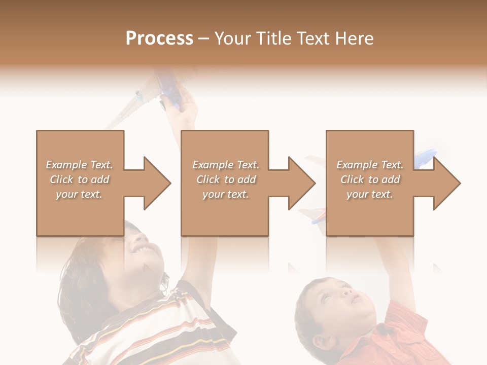 Flying Lifestyle Human PowerPoint Template