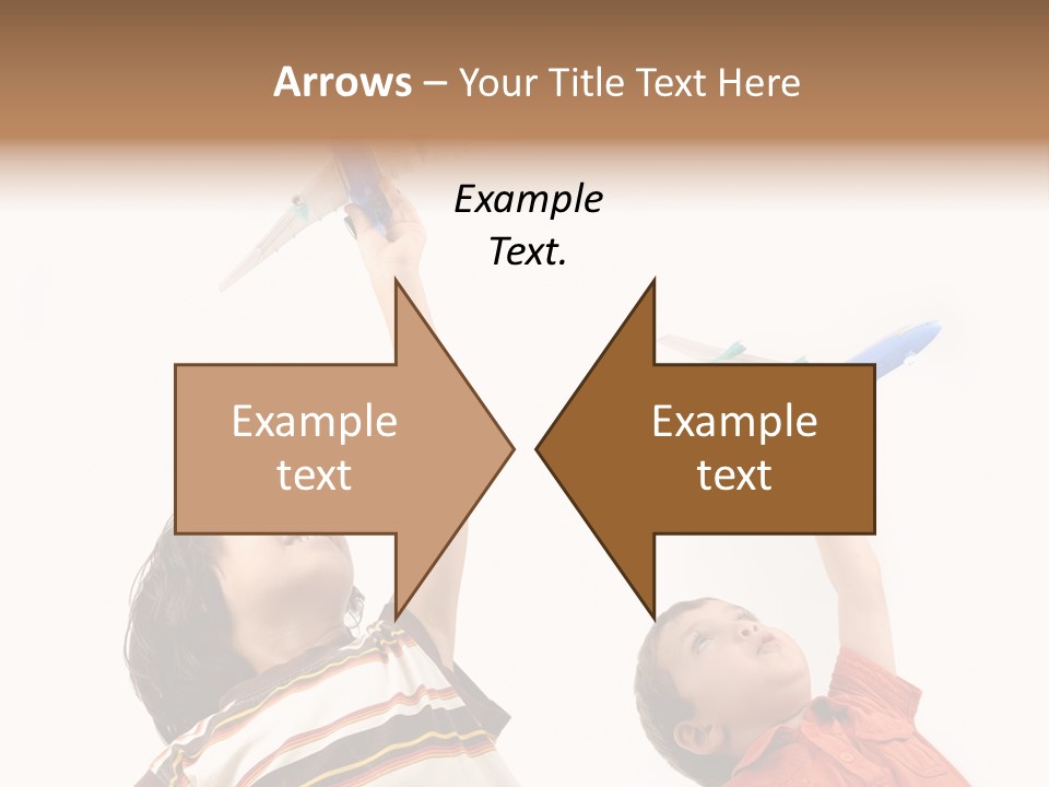 Flying Lifestyle Human PowerPoint Template