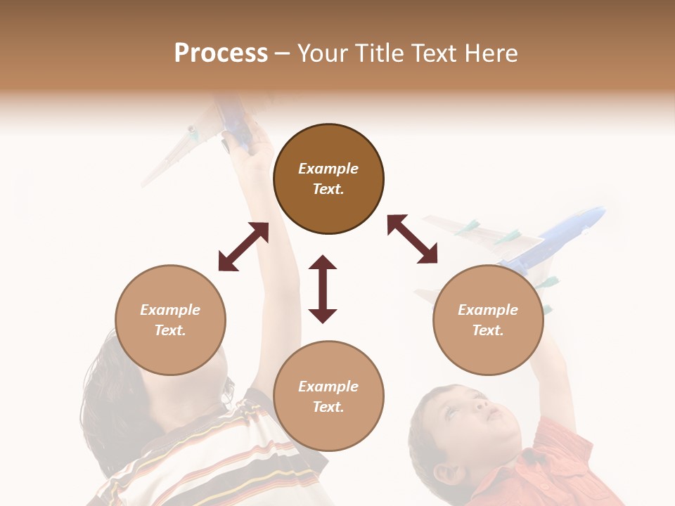 Flying Lifestyle Human PowerPoint Template