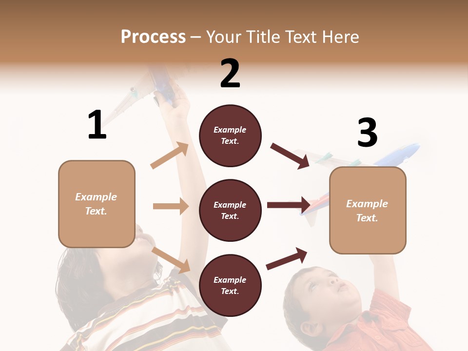 Flying Lifestyle Human PowerPoint Template