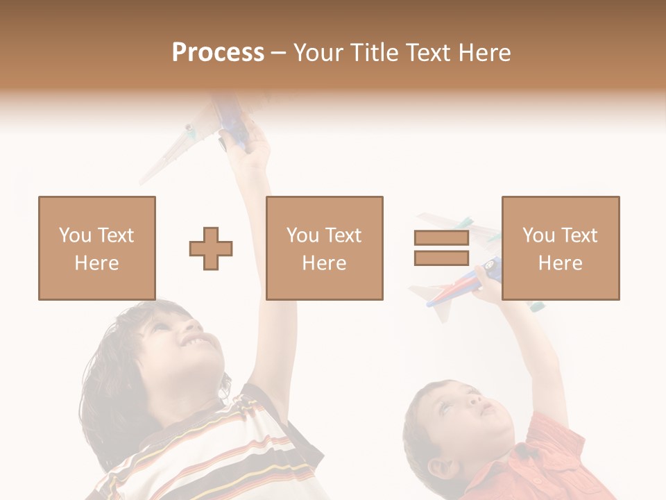 Flying Lifestyle Human PowerPoint Template
