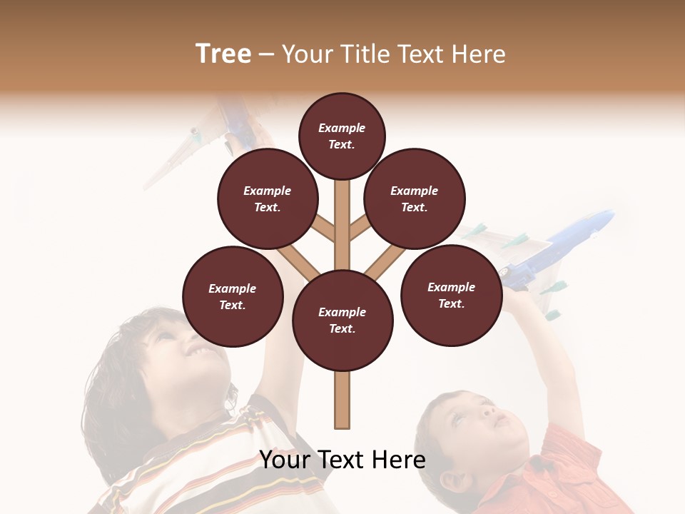 Flying Lifestyle Human PowerPoint Template