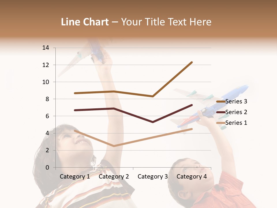 Flying Lifestyle Human PowerPoint Template