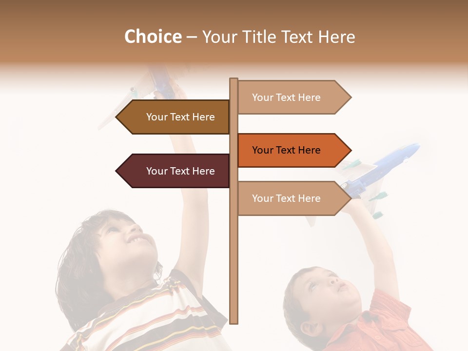 Flying Lifestyle Human PowerPoint Template