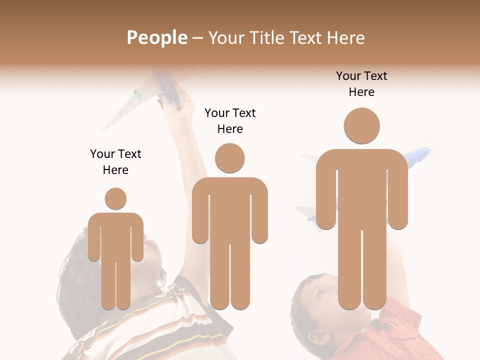 Flying Lifestyle Human PowerPoint Template