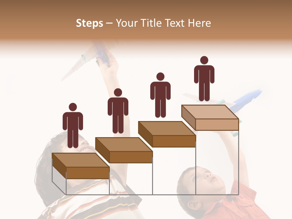 Flying Lifestyle Human PowerPoint Template