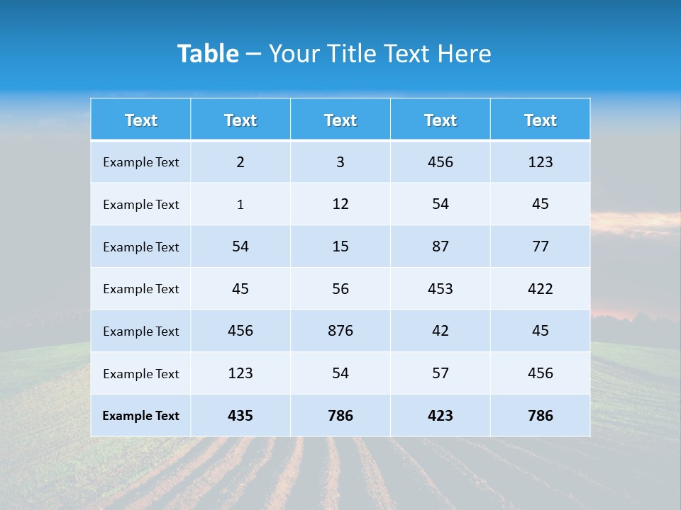 Food Vegetable Plant PowerPoint Template