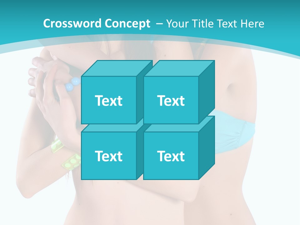 Sexy Tropic Bikini PowerPoint Template