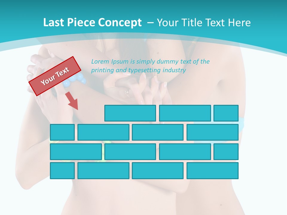 Sexy Tropic Bikini PowerPoint Template