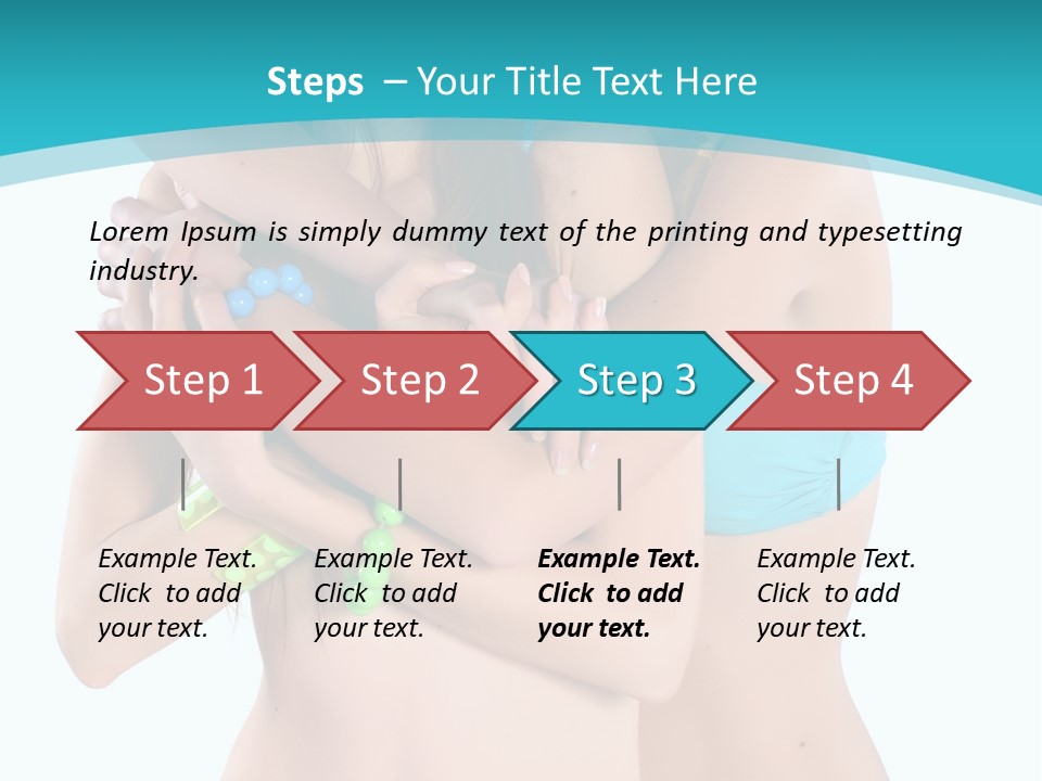 Sexy Tropic Bikini PowerPoint Template