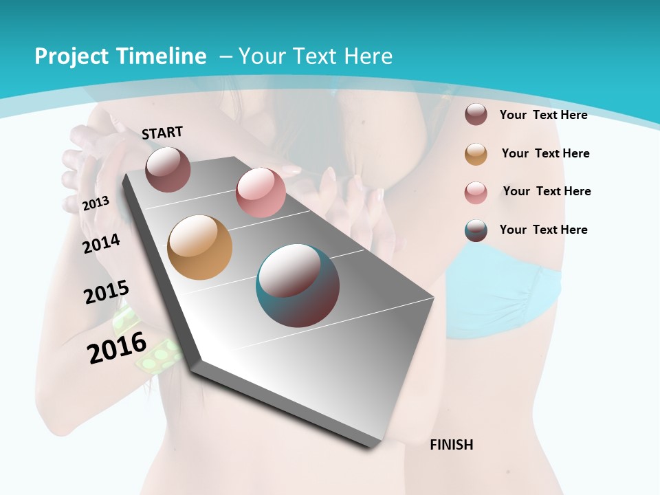 Sexy Tropic Bikini PowerPoint Template