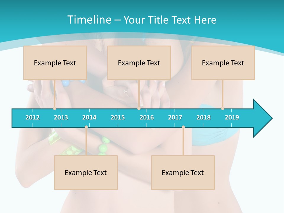 Sexy Tropic Bikini PowerPoint Template