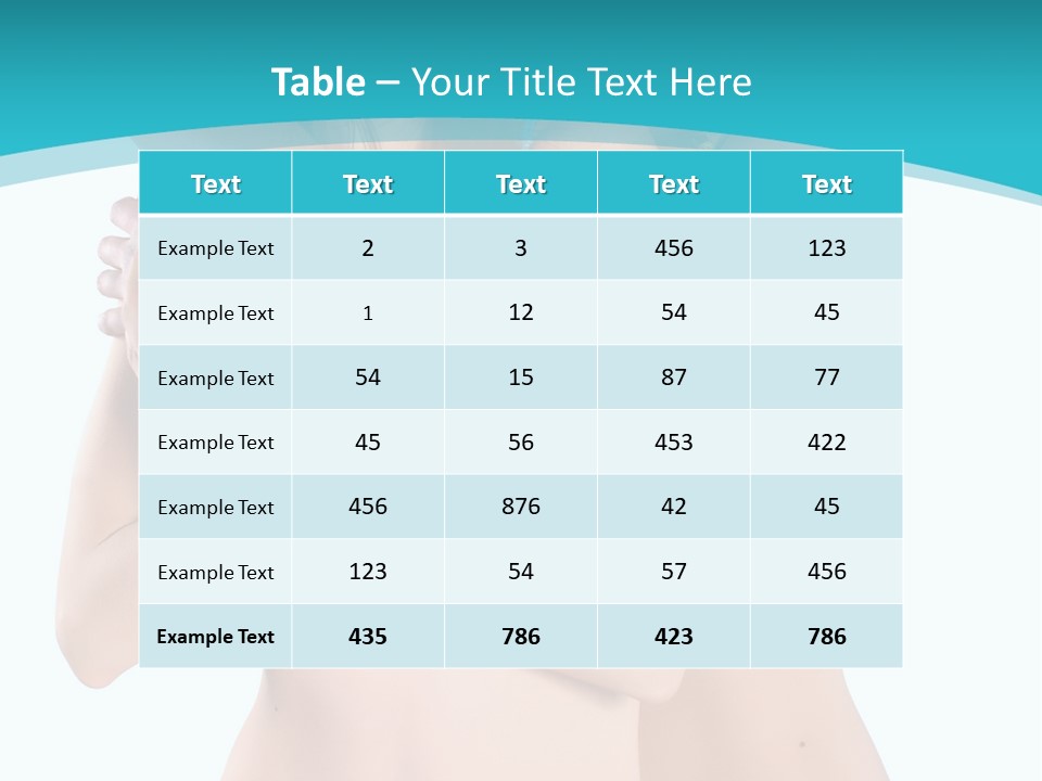 Sexy Tropic Bikini PowerPoint Template