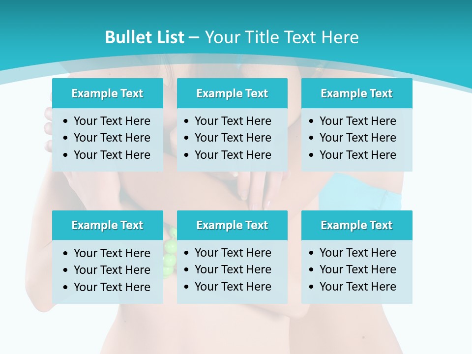 Sexy Tropic Bikini PowerPoint Template