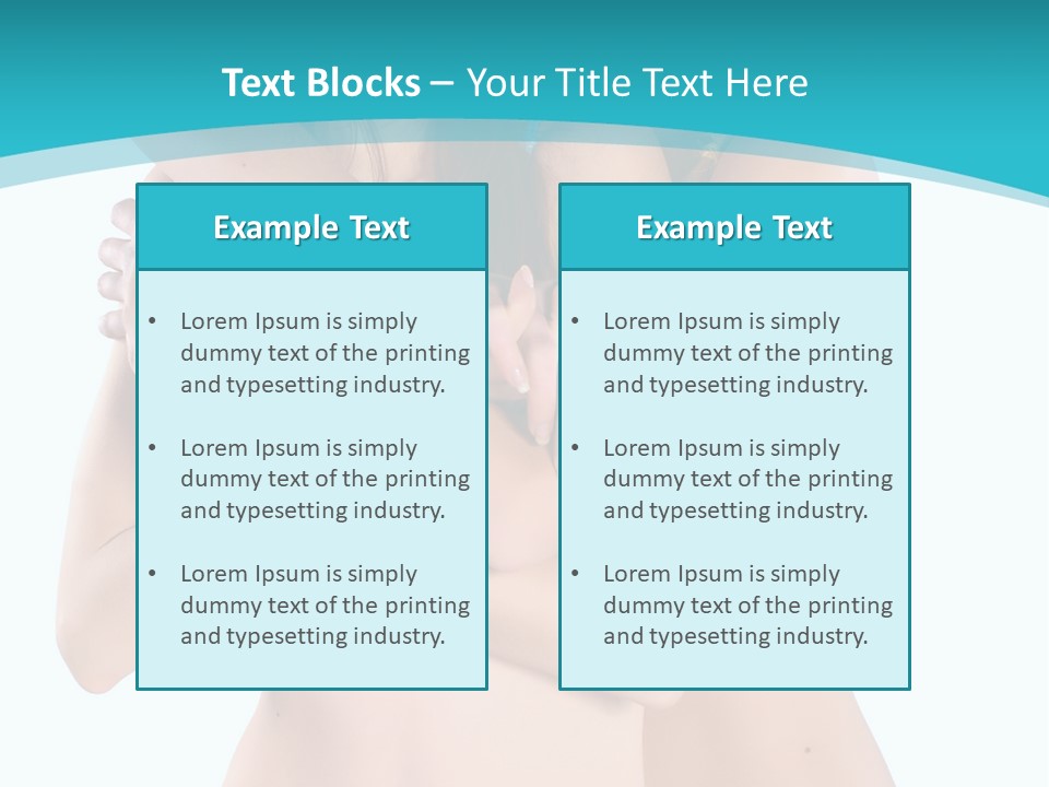 Sexy Tropic Bikini PowerPoint Template
