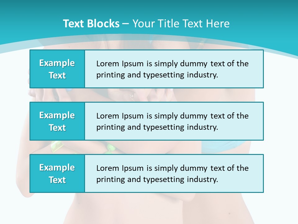 Sexy Tropic Bikini PowerPoint Template