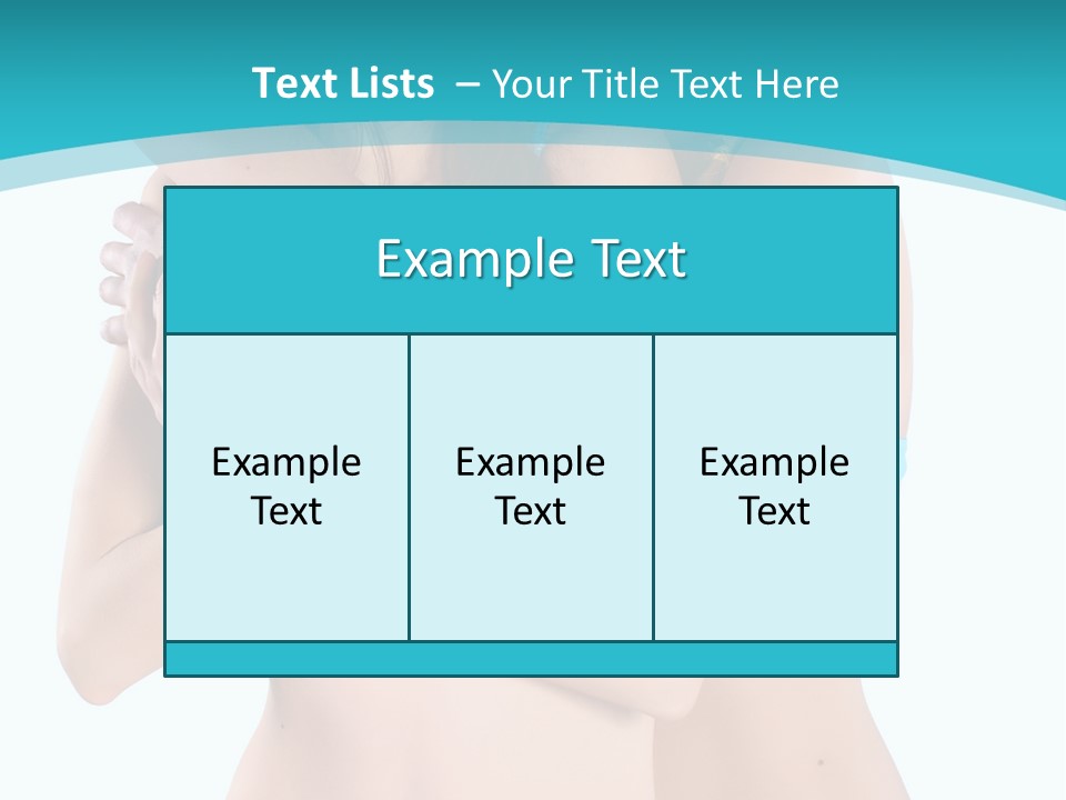 Sexy Tropic Bikini PowerPoint Template