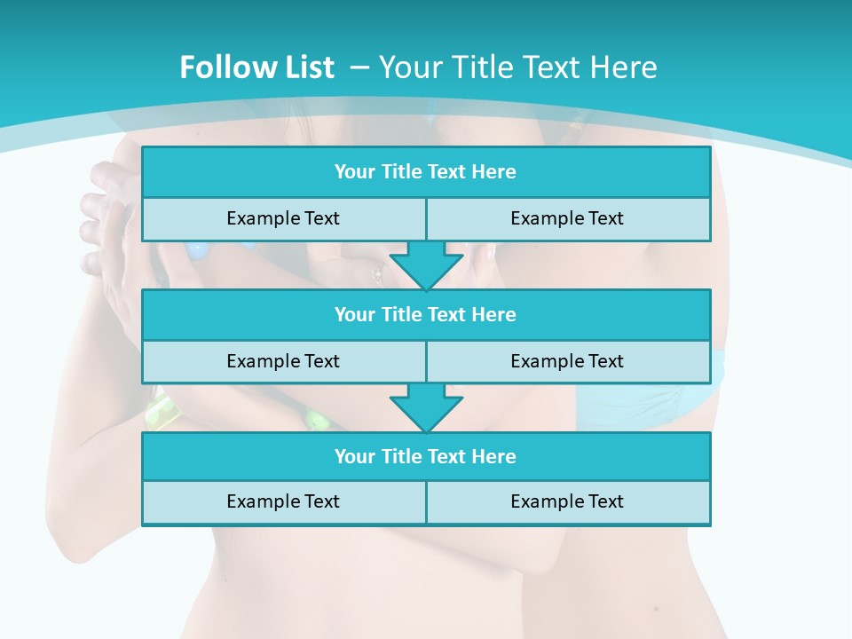 Sexy Tropic Bikini PowerPoint Template
