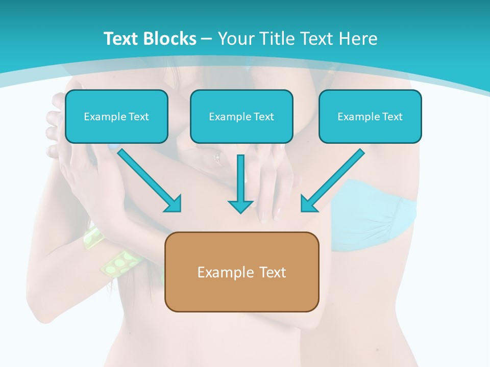 Sexy Tropic Bikini PowerPoint Template