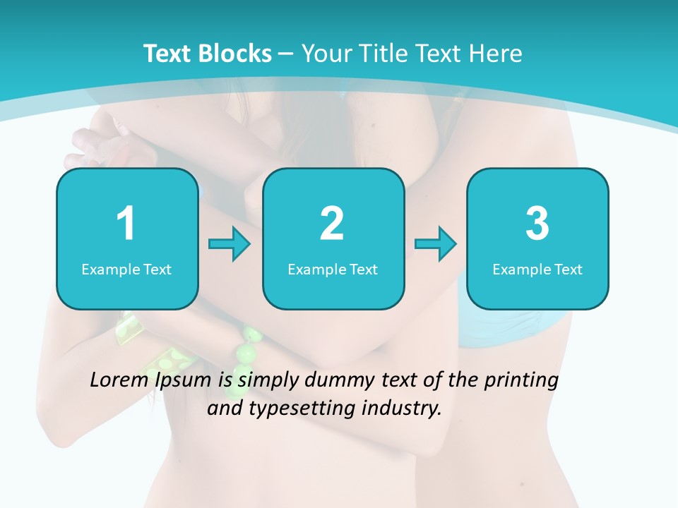 Sexy Tropic Bikini PowerPoint Template