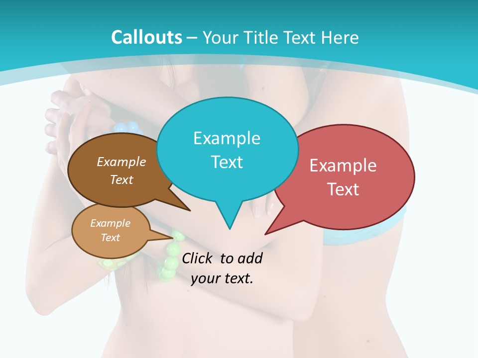 Sexy Tropic Bikini PowerPoint Template