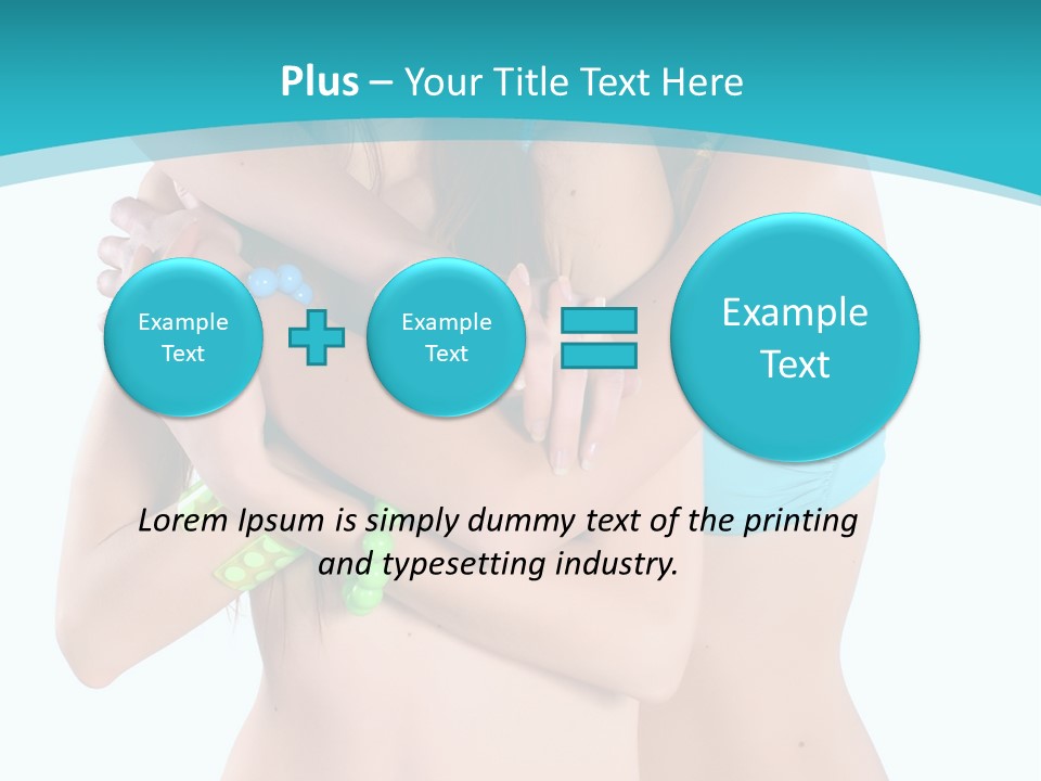 Sexy Tropic Bikini PowerPoint Template