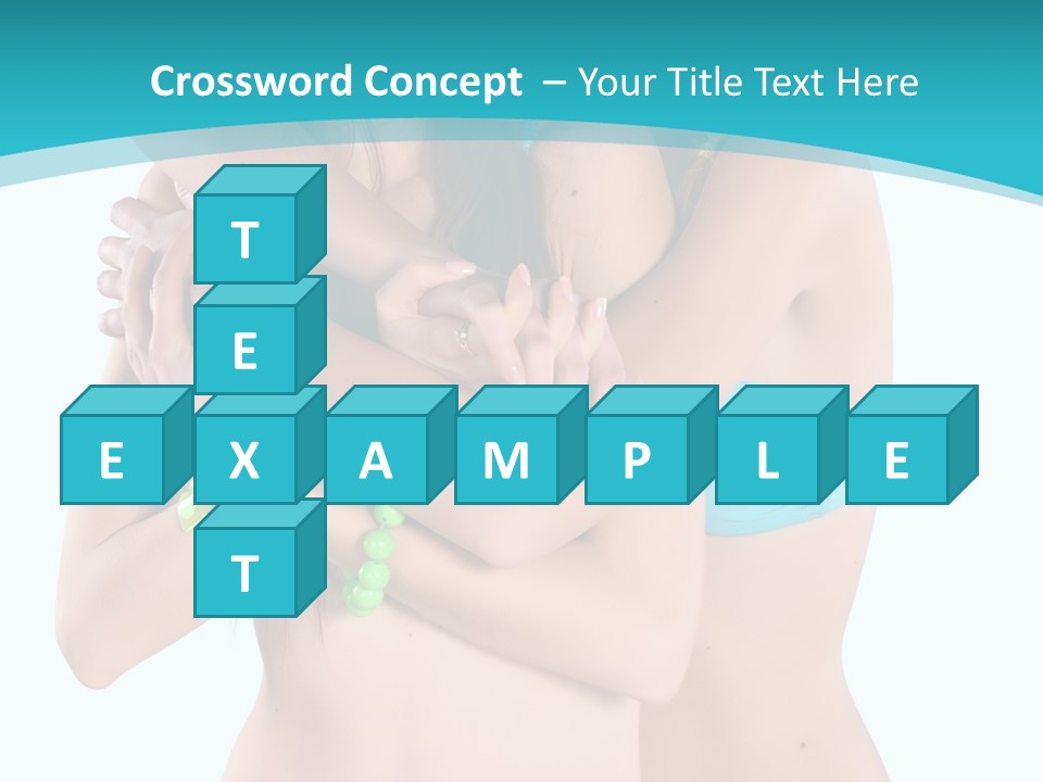 Sexy Tropic Bikini PowerPoint Template