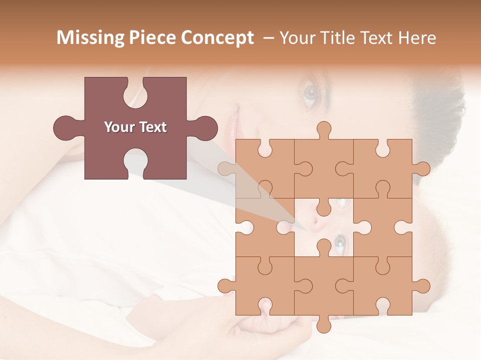 Cute Mother Two PowerPoint Template