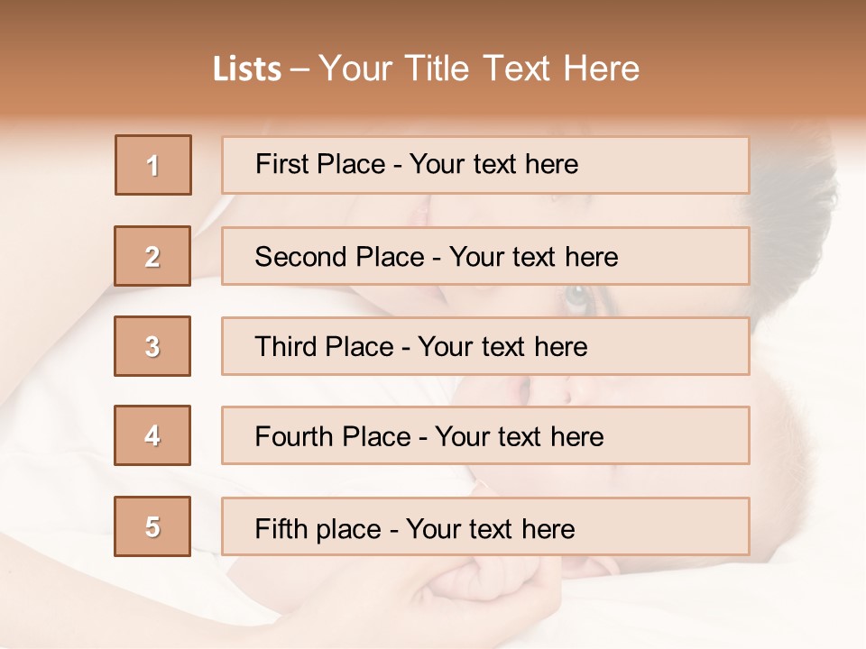 Cute Mother Two PowerPoint Template
