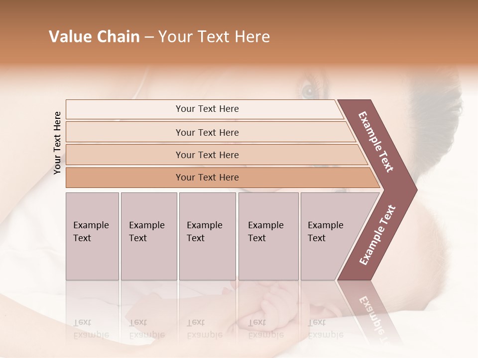 Cute Mother Two PowerPoint Template