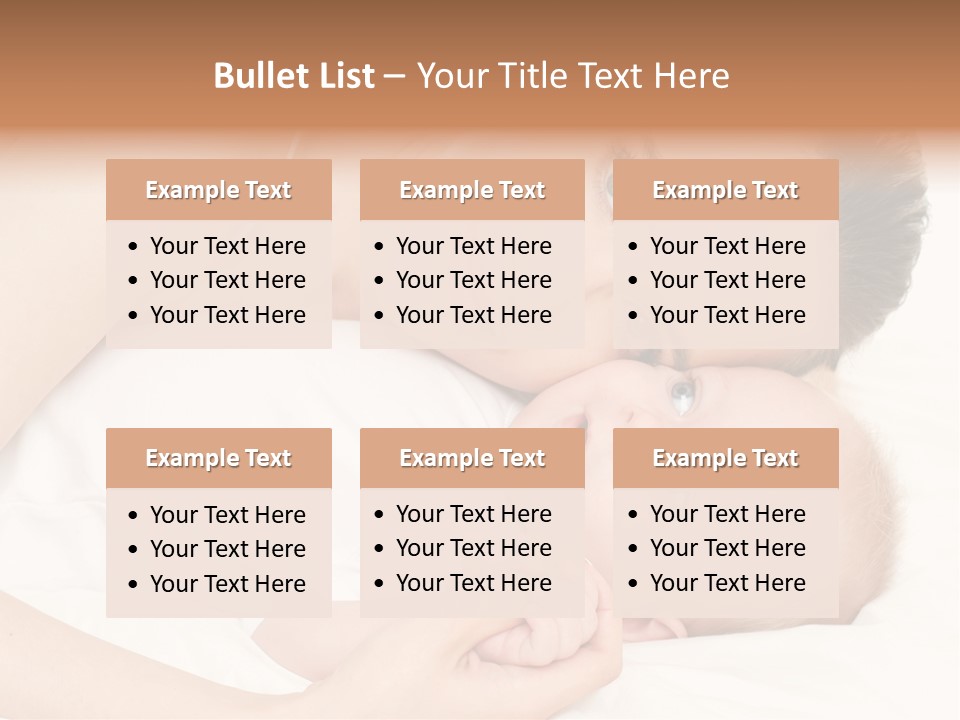 Cute Mother Two PowerPoint Template