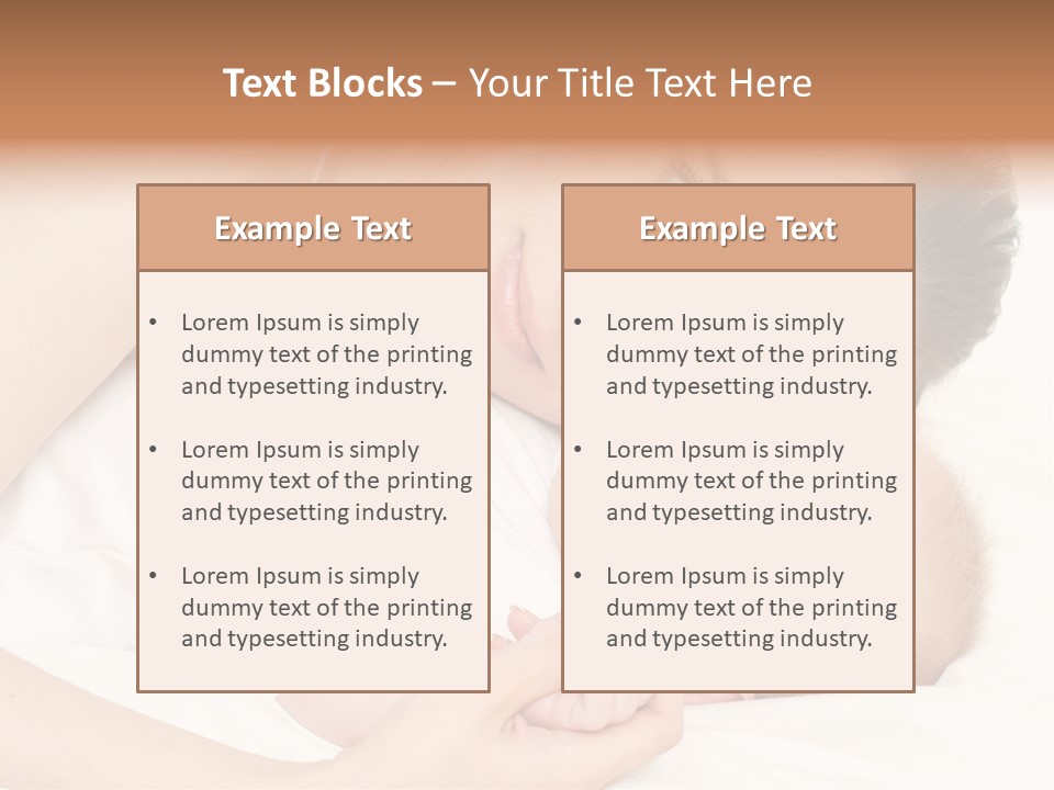 Cute Mother Two PowerPoint Template