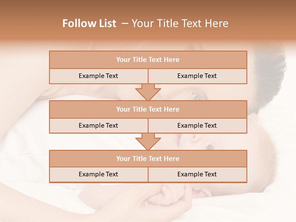 Cute Mother Two PowerPoint Template