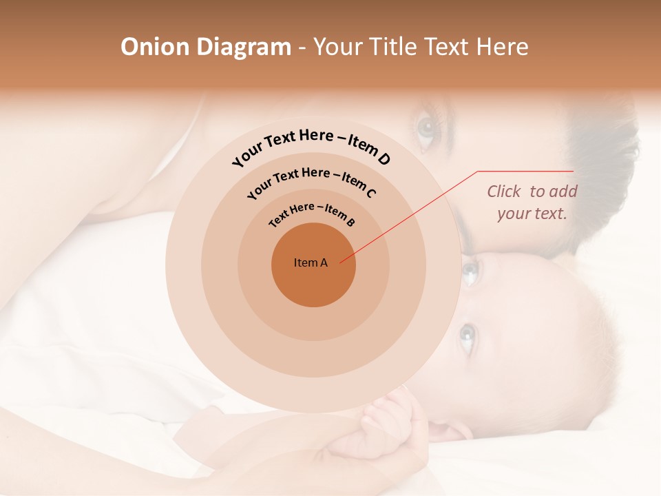 Cute Mother Two PowerPoint Template