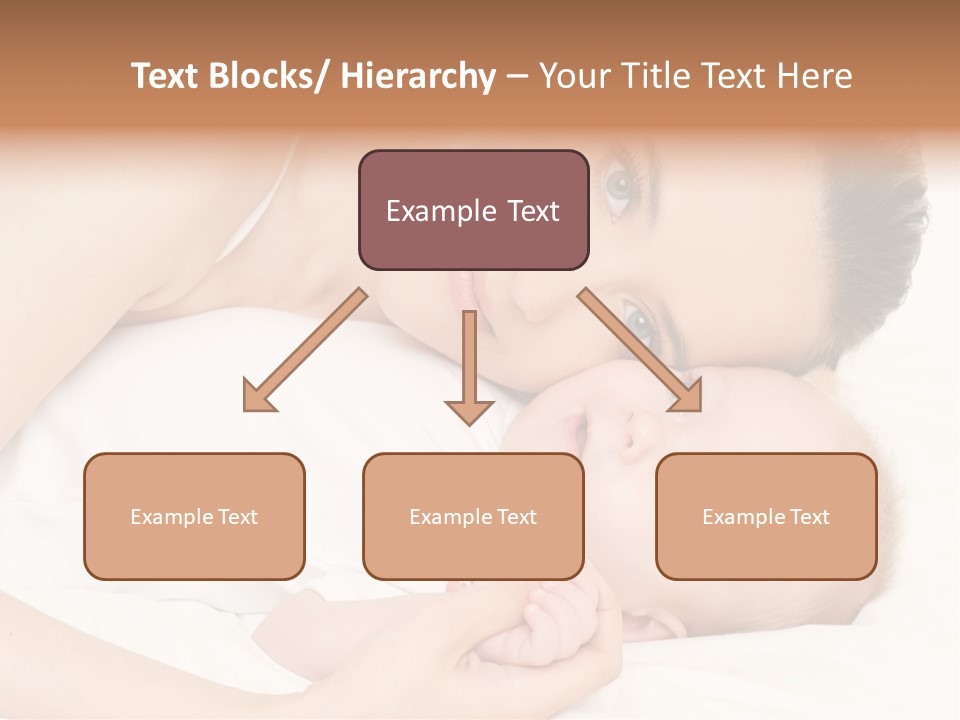 Cute Mother Two PowerPoint Template