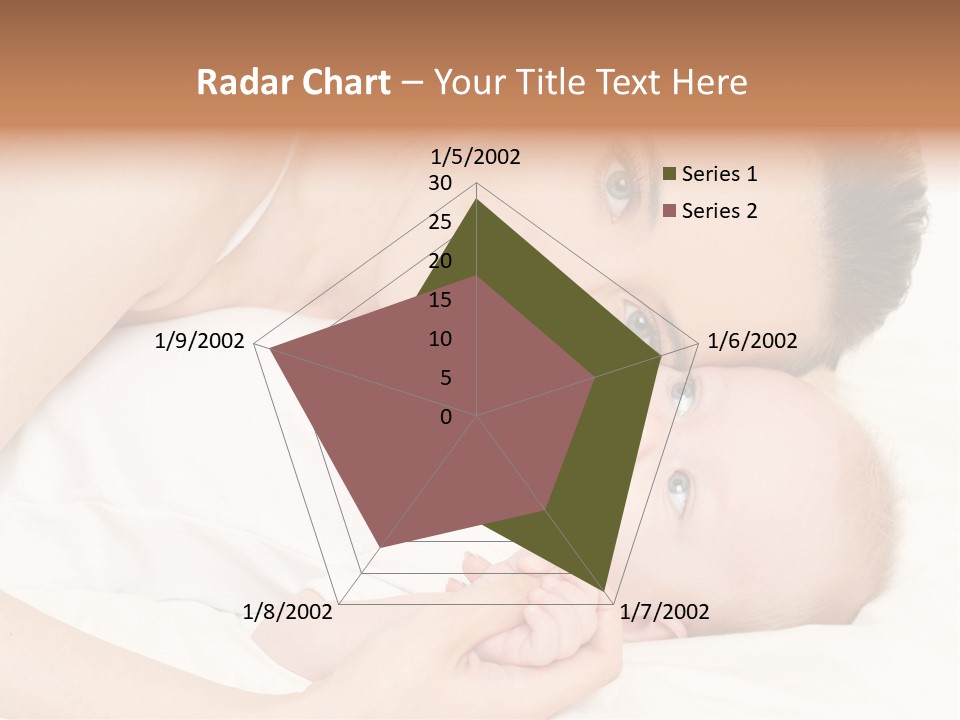Cute Mother Two PowerPoint Template