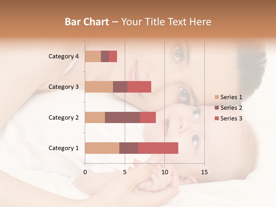 Cute Mother Two PowerPoint Template