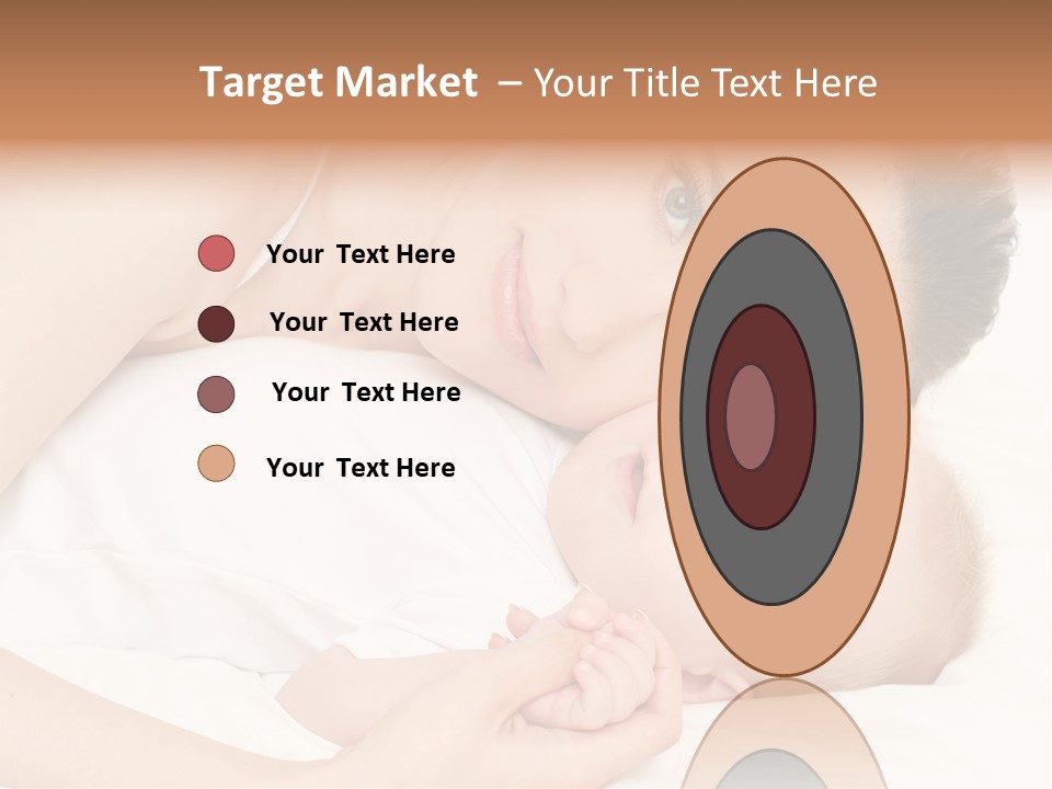 Cute Mother Two PowerPoint Template