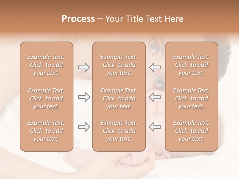 Cute Mother Two PowerPoint Template
