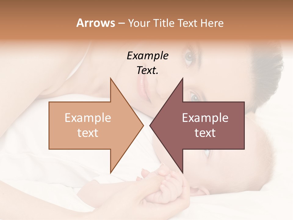 Cute Mother Two PowerPoint Template