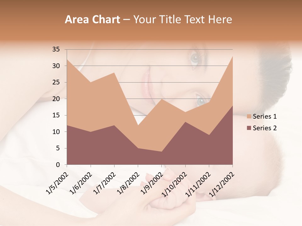 Cute Mother Two PowerPoint Template