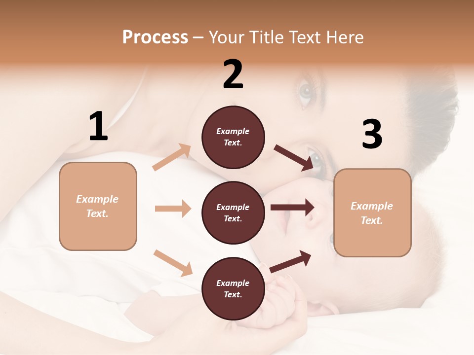 Cute Mother Two PowerPoint Template