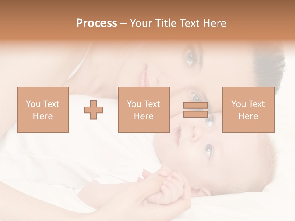 Cute Mother Two PowerPoint Template