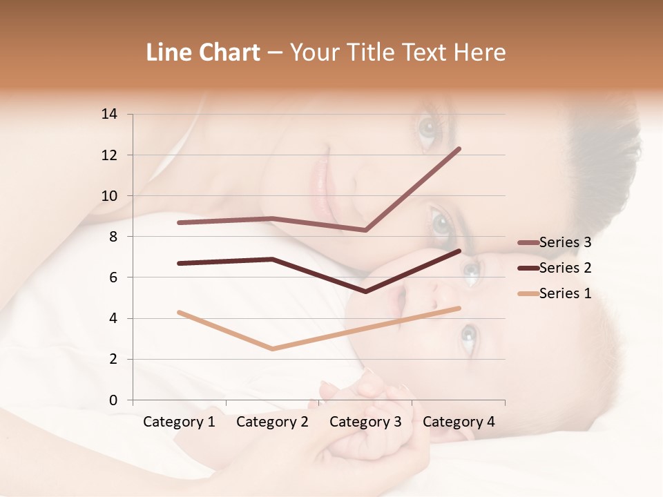 Cute Mother Two PowerPoint Template