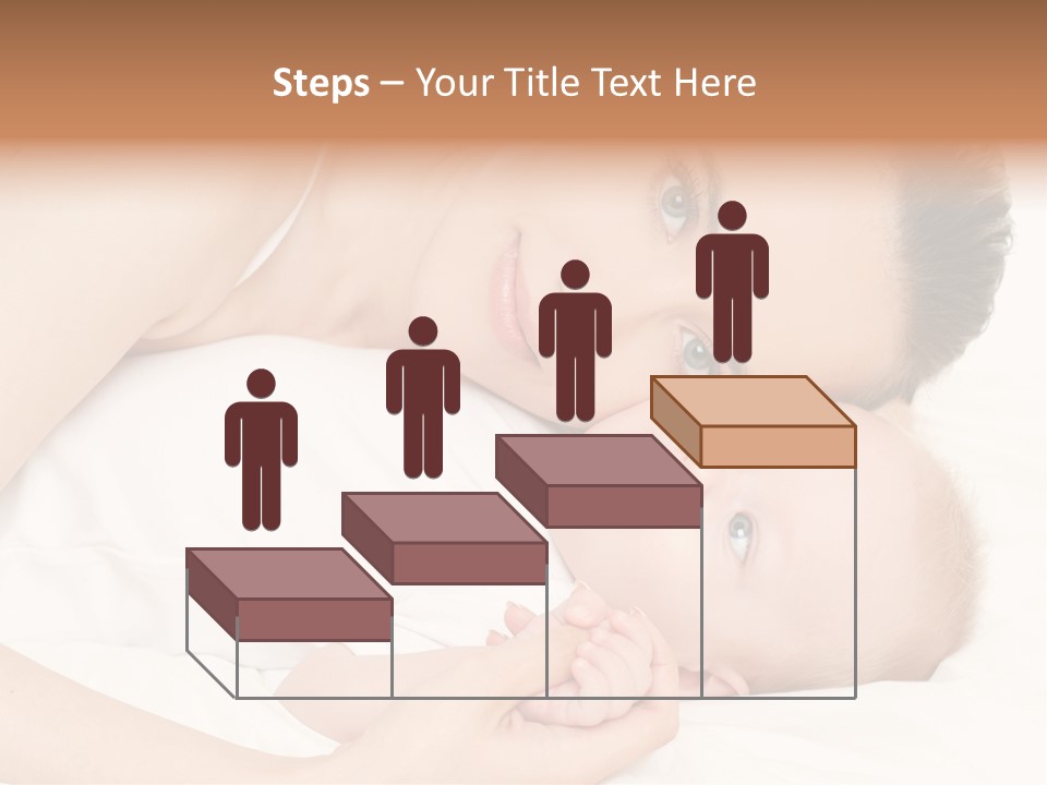 Cute Mother Two PowerPoint Template