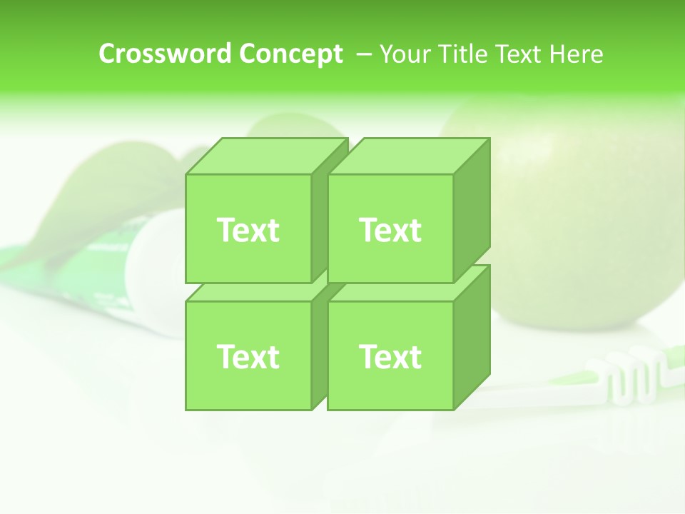 Toiletries Clean Object PowerPoint Template