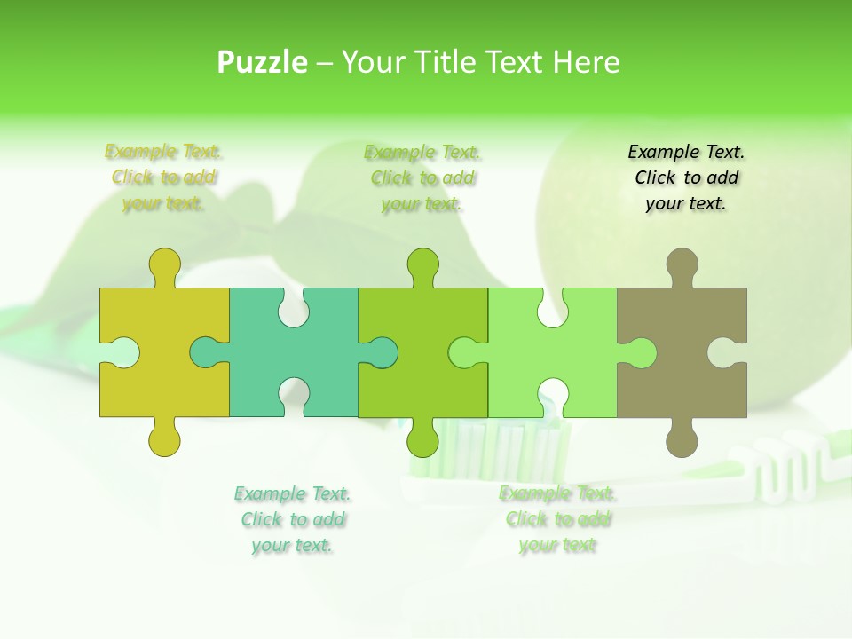 Toiletries Clean Object PowerPoint Template