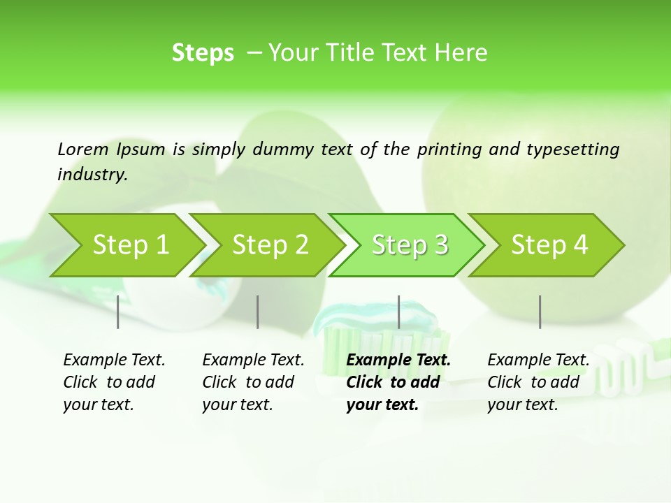 Toiletries Clean Object PowerPoint Template