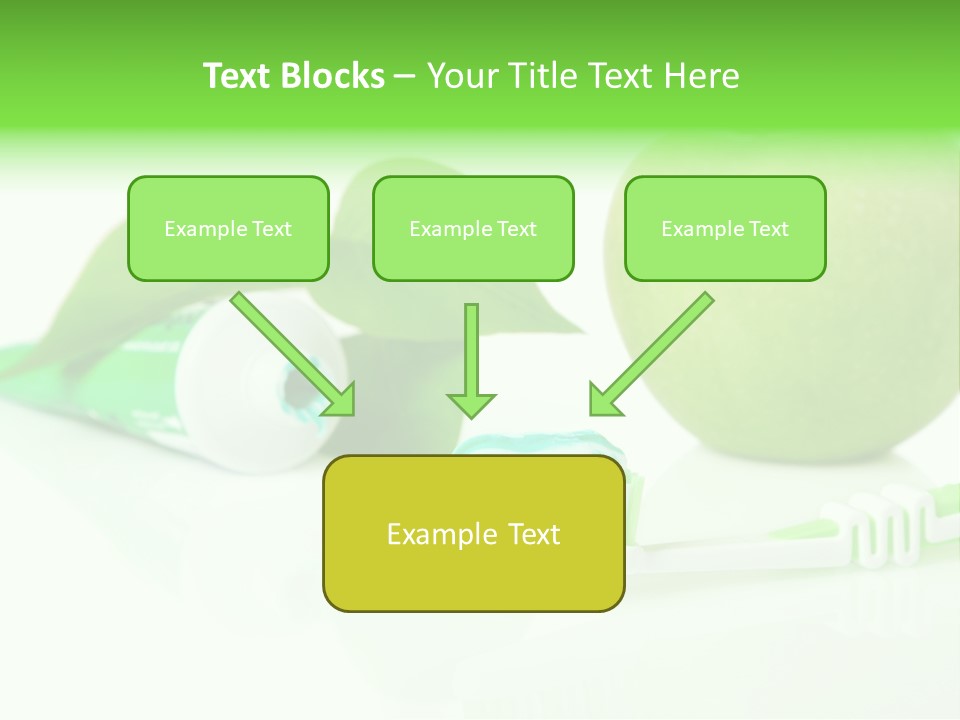 Toiletries Clean Object PowerPoint Template